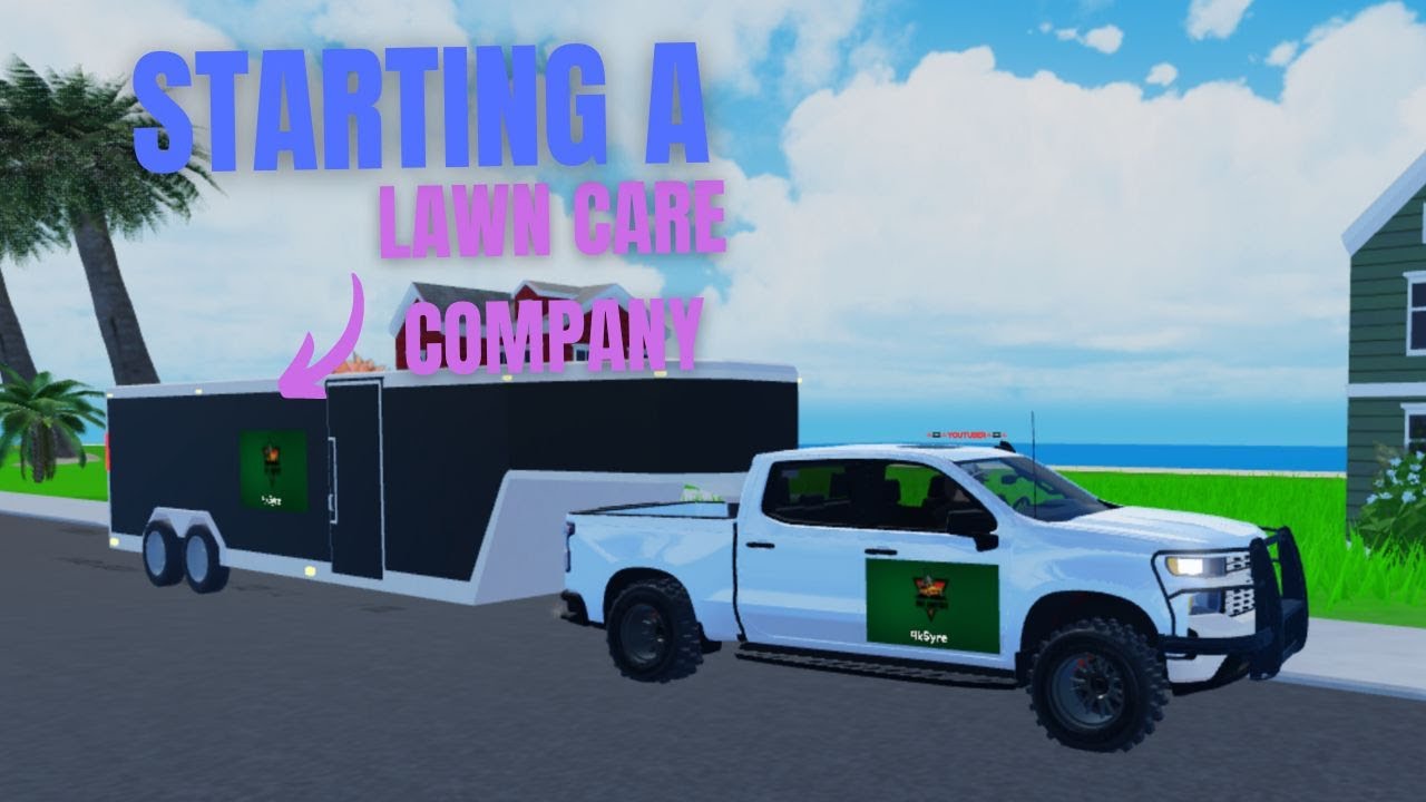 Starting A Lawn Care Company In Roblox!!