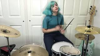 Nirvana - Smells like teen spirit drum cover (by Charlote Sometimess)