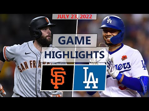 San Francisco Giants vs. Los Angeles Dodgers Highlights | July 23, 2022 (Wood vs. Urías)