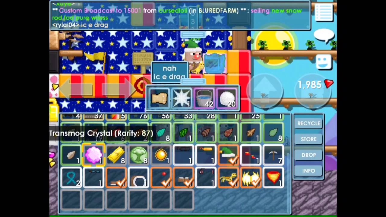 GROWTOPIA How to make ice dragon? Xdyex GT YouTube