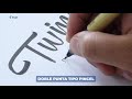 Brush Pen Twin Doble Punta video