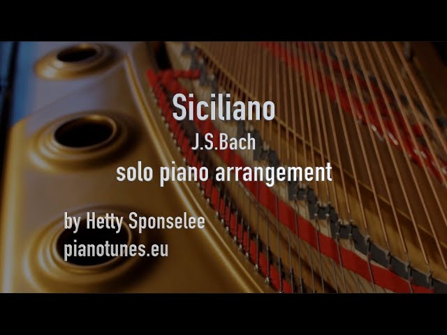 Siciliana Sheet music for Piano (Solo) Easy