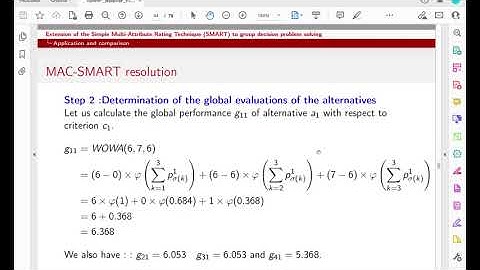 ISAHP2024: EXTENSION OF THE SIMPLE MULTI ATTRIBUTE RATING TECHNIQUE SMART TO GROUP DECISION ..