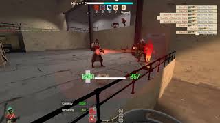 flamey boy vs metal walking thing