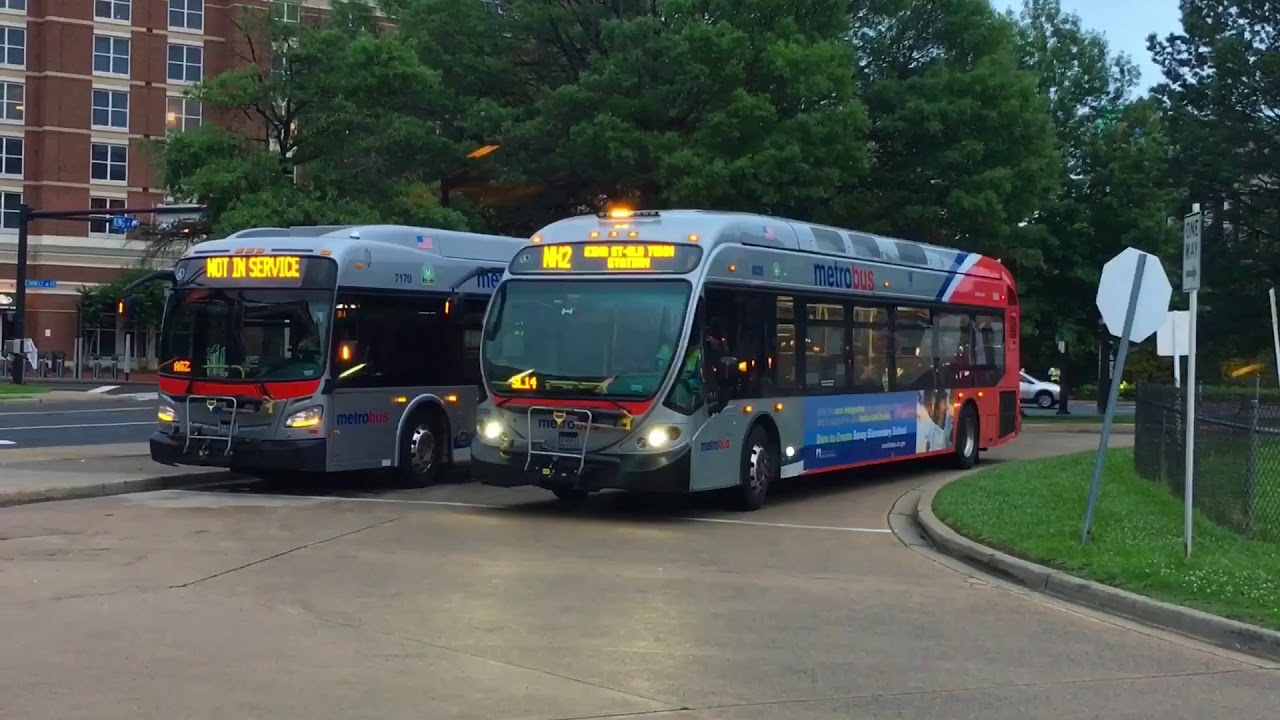 hybrid topology WMATA Metrobus 2014 NABI 42 BRT Hybrid #8004 & 8028