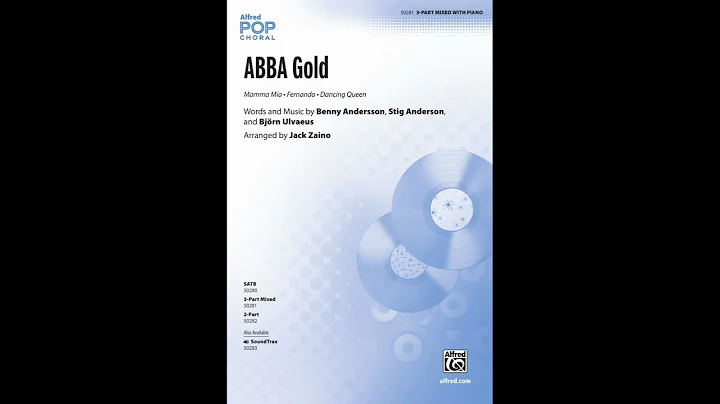 ABBA Gold (3-Part Mixed), arr. Jack Zaino – Score & Sound