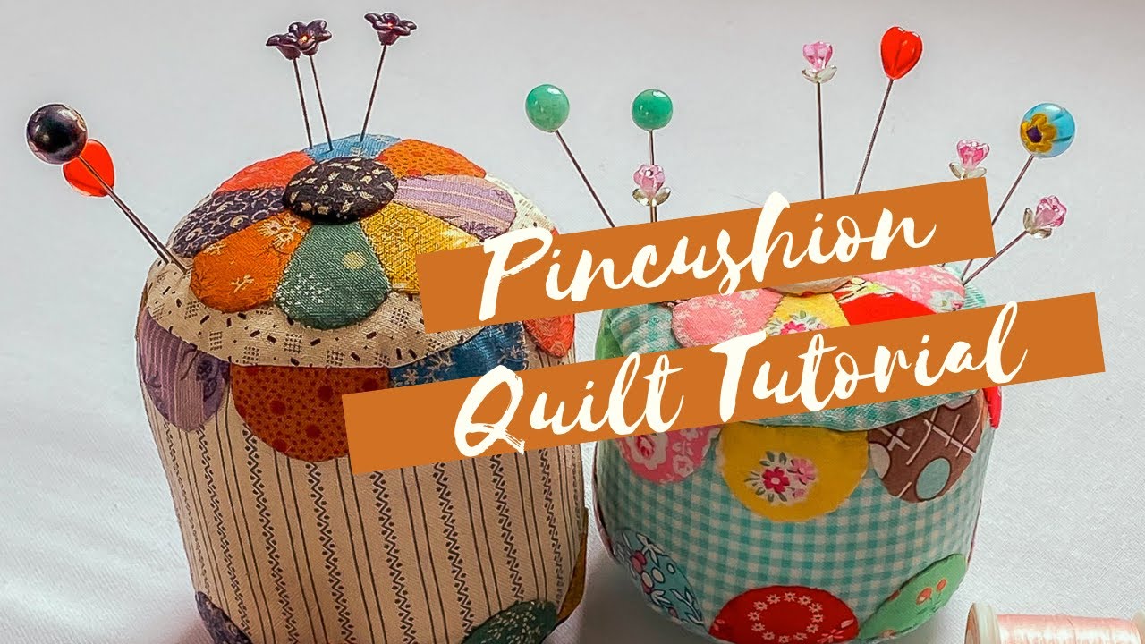 How to Make a Pincushion (Mini Patchwork Pincushion Tutorial)