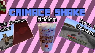 Minecraft pocket edition Grimace Shake ADDON screenshot 3