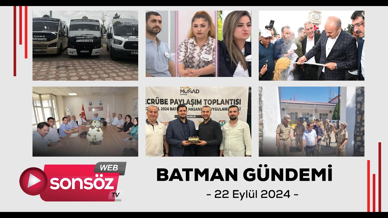 Batman G&uuml;ndemi 22 Eyl&uuml;l 2024
