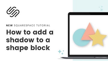 How to add a shadow to a shape in Squarespace // Squarespace Shape Shadow Tutorial