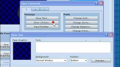 RPG maker vx-how to show text in battle