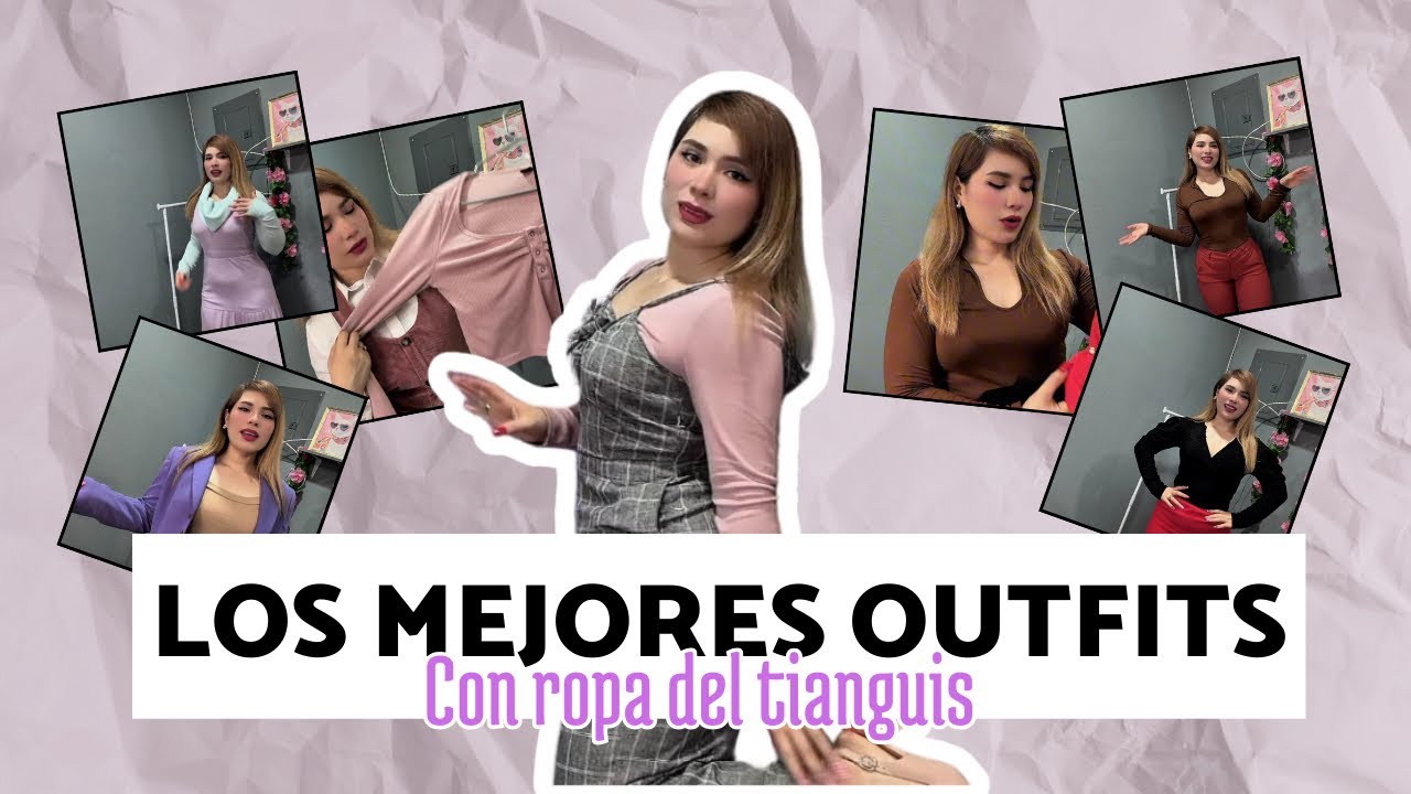 Hice los mejores outfits con ropa del tianguis 😍