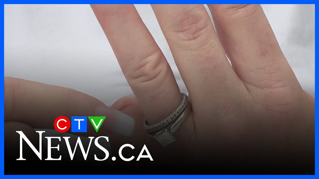 Lost wedding rings found at a dump - YouTube