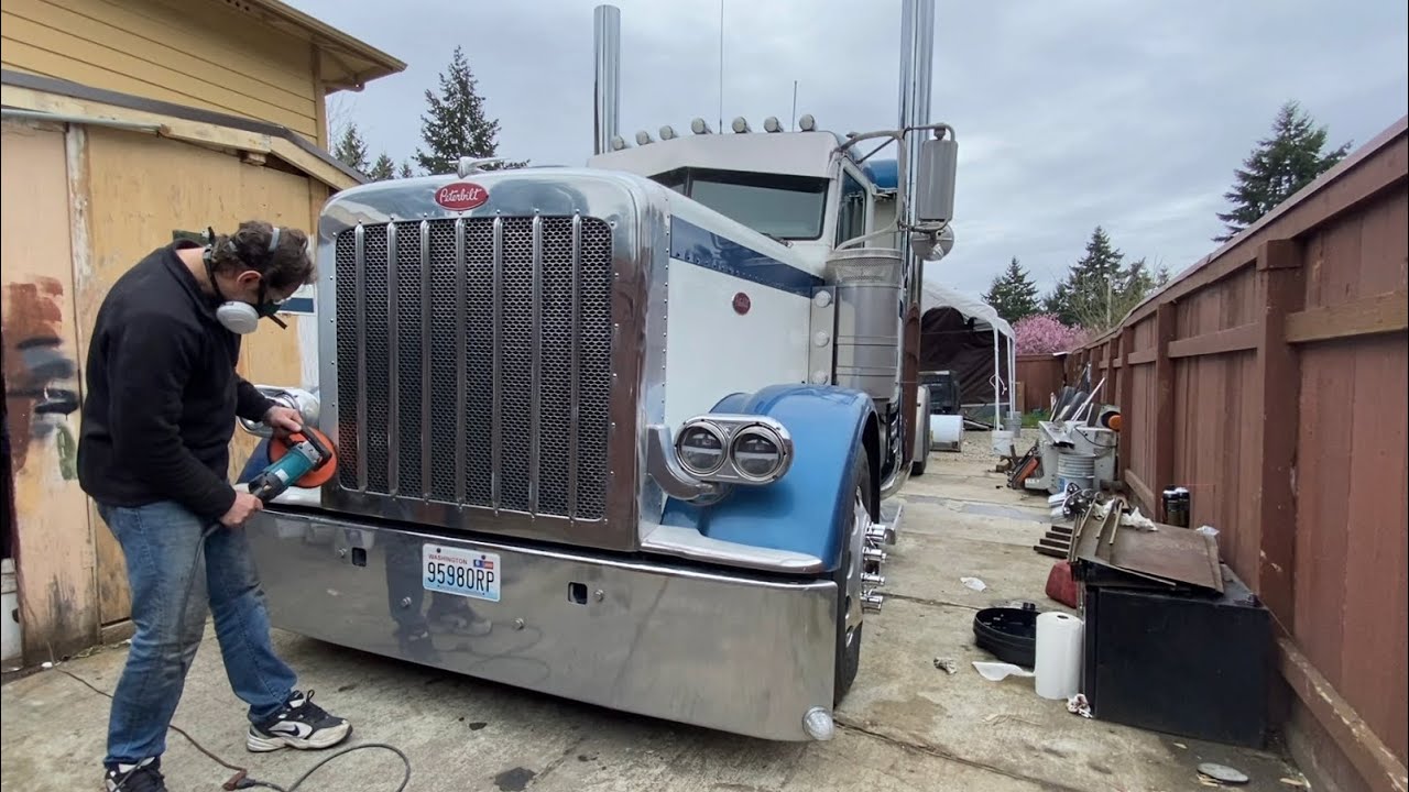 Меняем масло на Acura TLX и Peterbilt 389 и Полируем Алюминий - YouTube