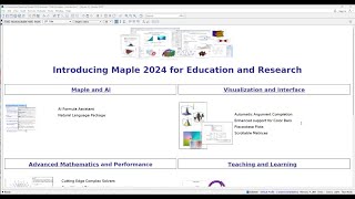 Introducing Maple 2024 for Education & Research screenshot 4