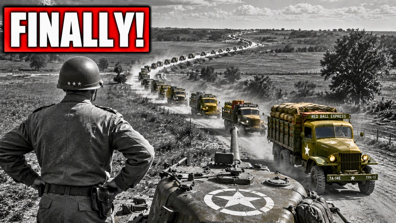 Why German Generals Laughed at U.S. Logistics — Until Patton’s Red Ball  Express Stunned Them