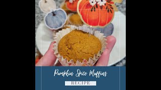 Gluten-Free  and Vegan Pumpkin Spice Muffins