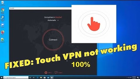 How to enable encryption in Touch vpn