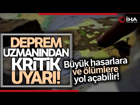 Deprem Uyarısı! Büyük Hasarlara Yol Açabilir!