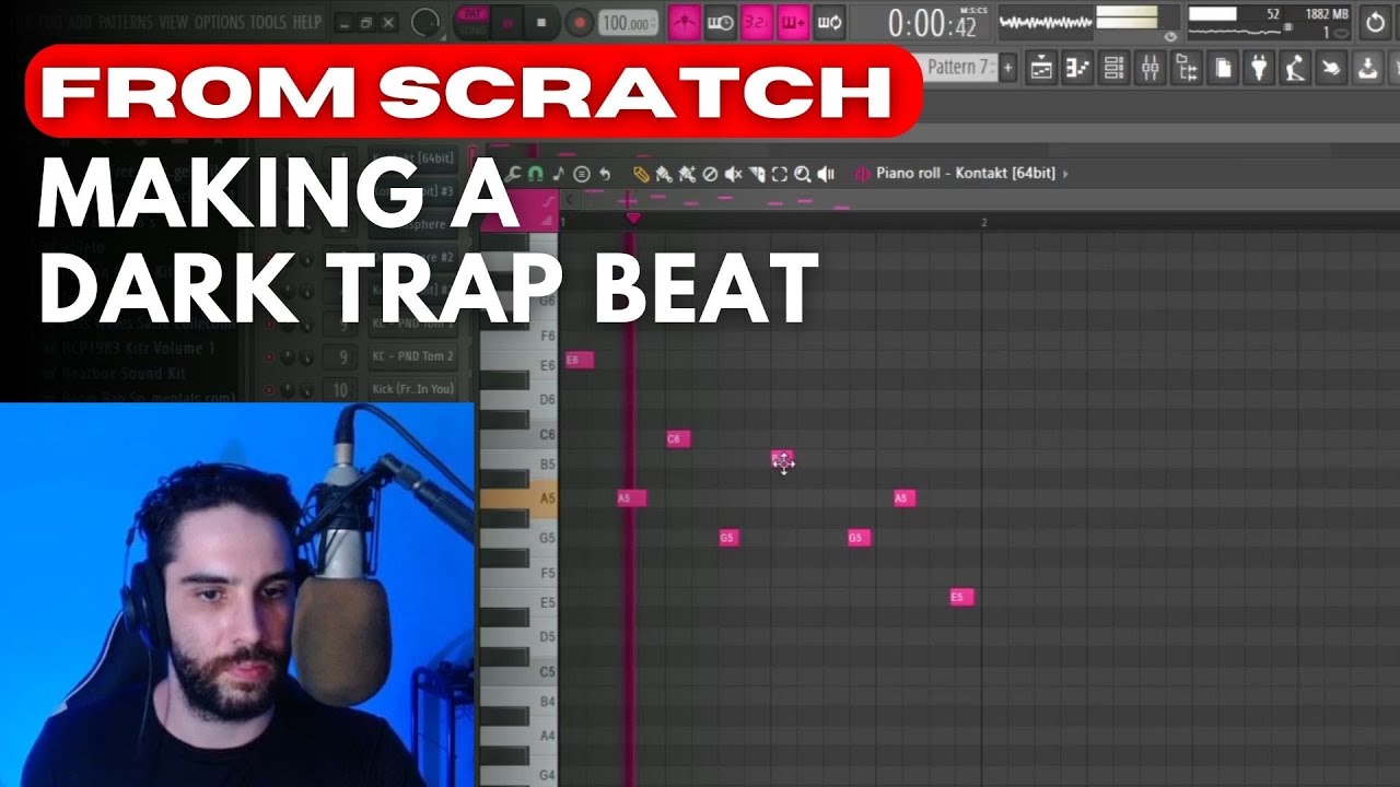 Making a DARK TRAP Beat | Fl Studio Cookup - YouTube