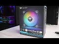 Product Overview - Thermaltake Pure Plus 12 RGB Premium Edition Fan Pack.