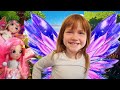 Adley has a FAIRY DREAM 🧚‍♀️  Finding 3 magic fairies hidden inside the house with Mom and Dad!