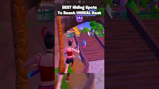 BEST Hiding Spots To Reach UNREAL Rank FAST in Fortnite Chapter 7 🤯#shorts #fortnite