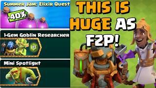 HOW TO GET 7 DAYS OF LAB UPGRADES DONE PER DAY! | Summer Jam 2026 | F2P | Clash of Clans screenshot 5