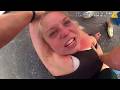 Insufferable, Annoying Monster Her Parents Ever Created, Beats Cops, and Spits on Her Father