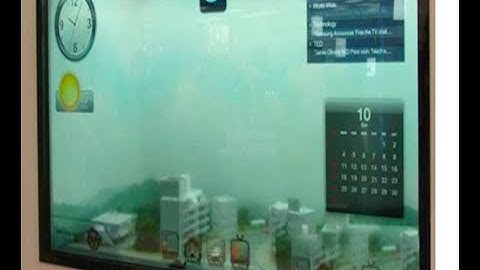 transparent interactive 32inch transparent LCD screen for video advertising