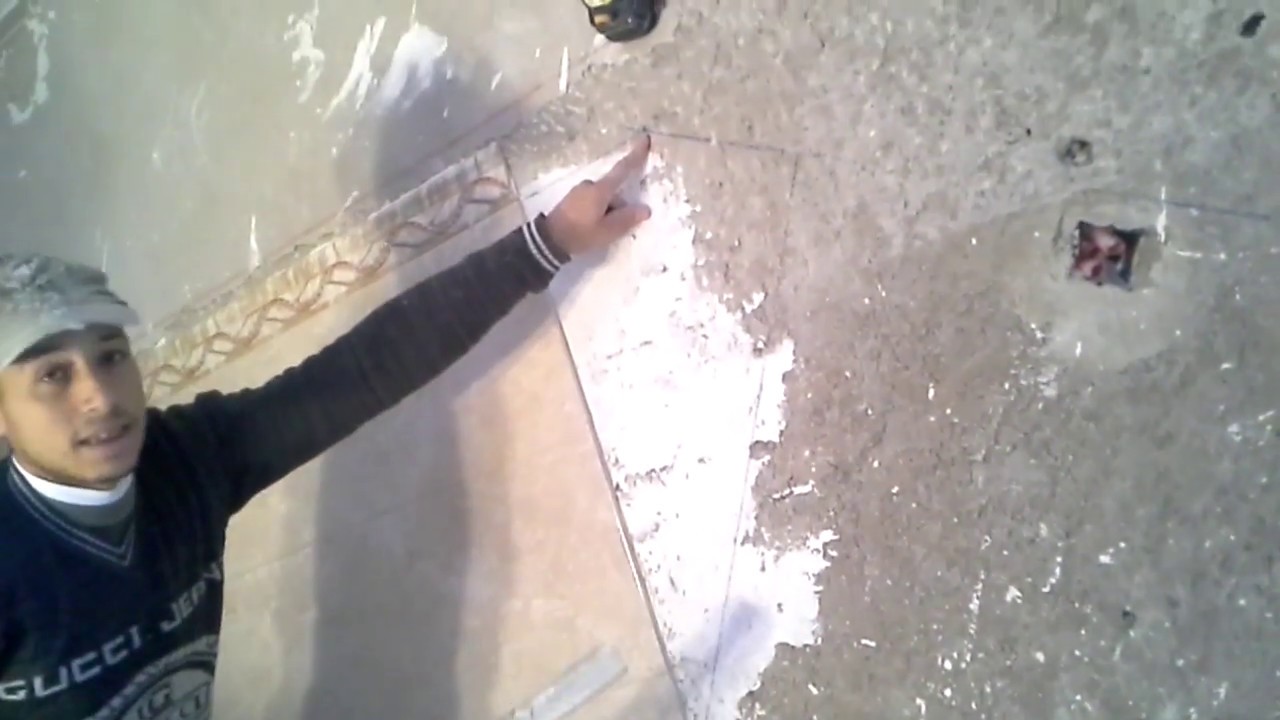 نوع اخر من الرابوز او محور الثماثل لسيراميك الدرج اصعب من الاول قد يصادفكم