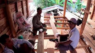 Help build a nicer wooden house for a poor family in Cambodia part 4