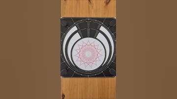 Sunflower Geometry 🌻 #spirograph #mathart #गणित #arte #искусство #幾何学 #geometri #太陽アート #relaxing