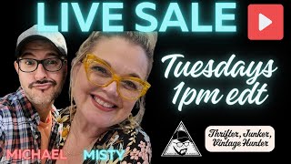 Live Vintage Sale Tuesday! Thrifter Junker Vintage Hunter & The Cult Of Vintage