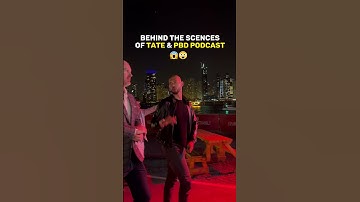 Behind The Scenes TATE & PBD Podcast 😱😲
