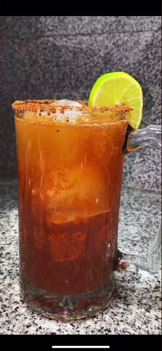 Original Michelada Mexican mix drink