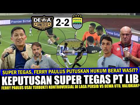 aman toto slot x a168w - 🔵 KEPUTUSAN TEGAS❓ Ferry Paulus Souza Barba Beri Komentar MENGEJUTKAN Persib vs Dewa UTD FC ~Really?