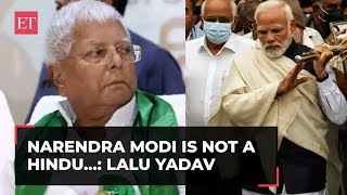 'Narendra Modi is not a Hindu...': Lalu Yadav lashes out at PM in Jan Vishwas rally