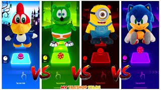Woody Woodpecker & Gummy Bear & Minions Cute & Sonic. Who Is Best?