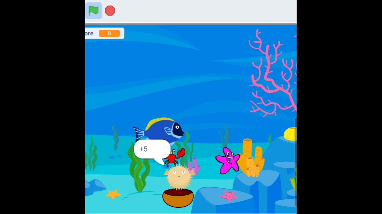 Underwater World Scratch Game by Shivaani Prabagaran YouTube