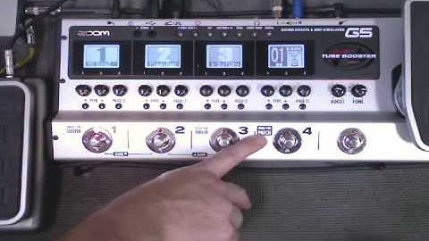 Zoom G5 ashbass Patch Select Mod