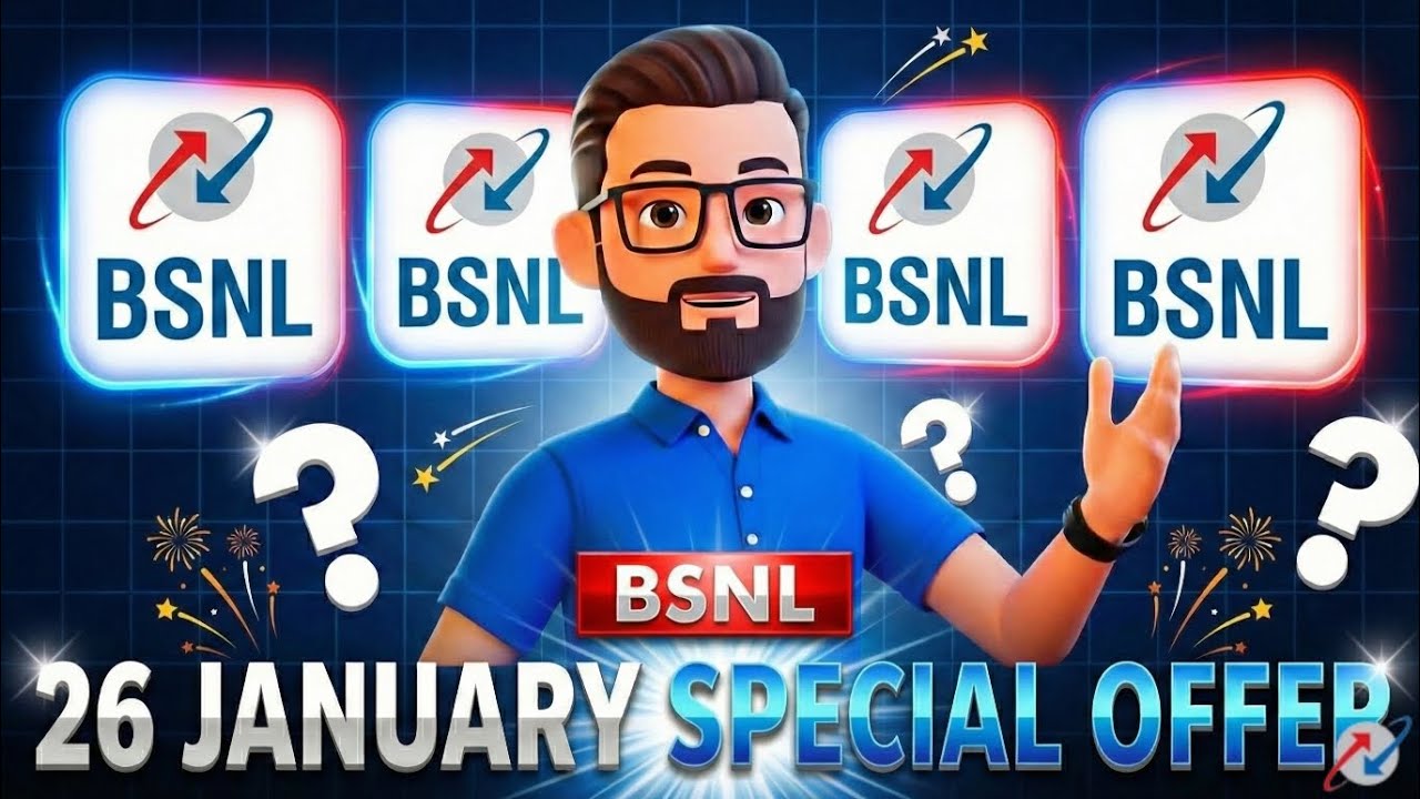 BSNL Republic Day Offer 2026. BSNL new Recharge Plan offer on 26 January 2026. Best offer.