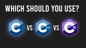 C vs C++ vs C#