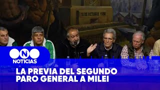 La PREVIA del SEGUNDO PARO GENERAL a MILEI: el análisis de Reynaldo Sietecase - Telefe Noticias