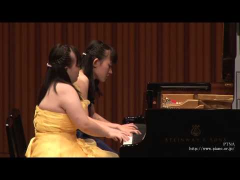 PTNA2015コンペ全国決勝／連弾上級 銀賞 荻原咲菜 & 坂本麻菜