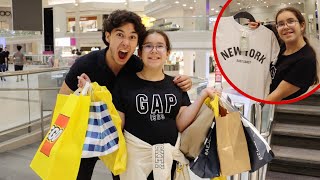 I took my sister on a shopping spree!