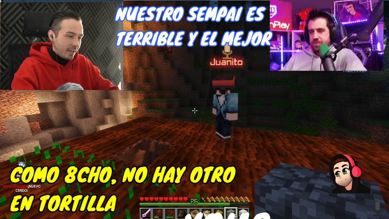 8CHO ES UNICO EN TORTILLA, ES FELICIDAD PURA🥰❤️ AURON Y JUAN HABLAN DE SU TRAVESURA😂