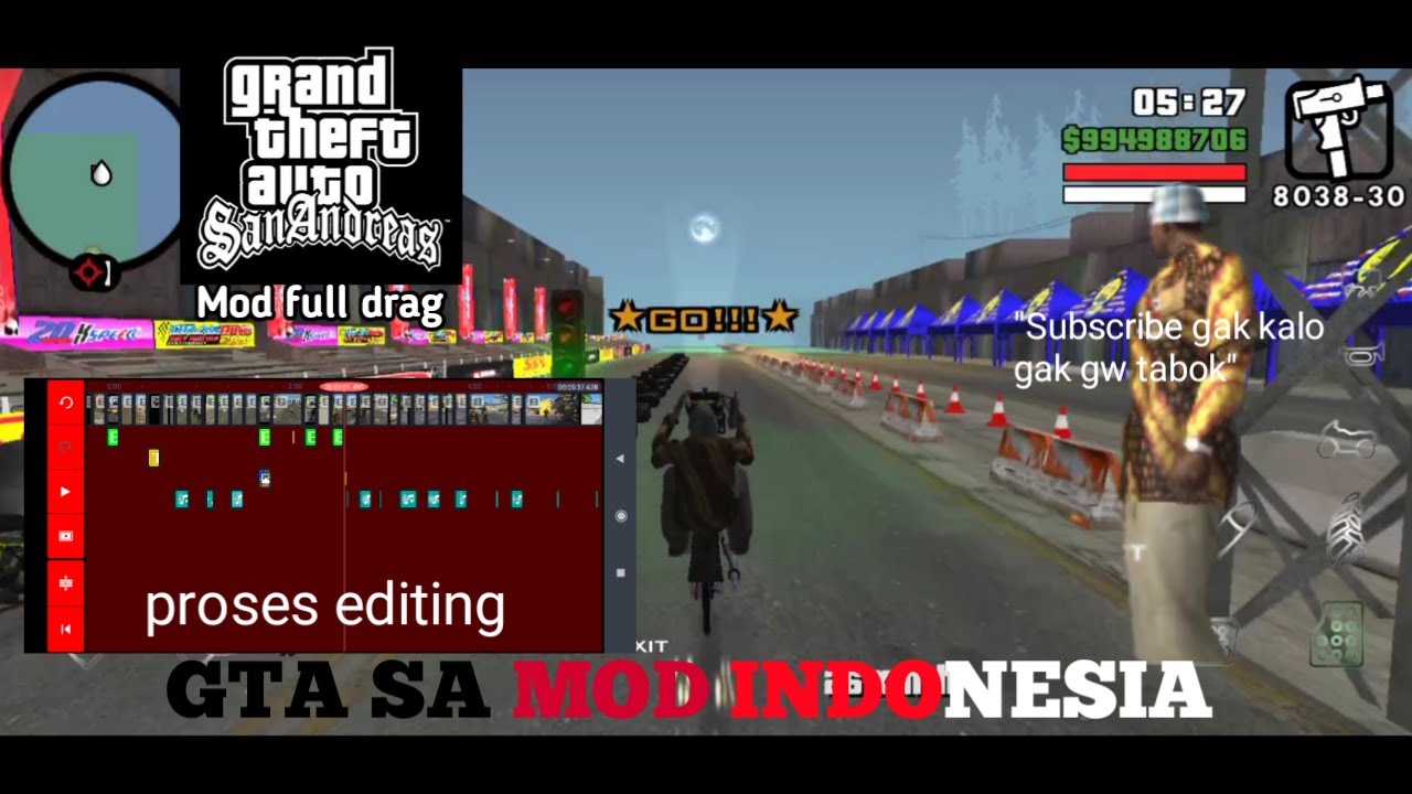 Main GTA SA MOD INDONESIA+FULL DRAG YouTube