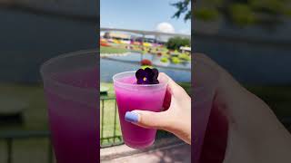 The most aesthetic drink just got even cooler 🌸 🍋 💜 #DisneyWorld #EPCOT #DisneyParks #Shorts