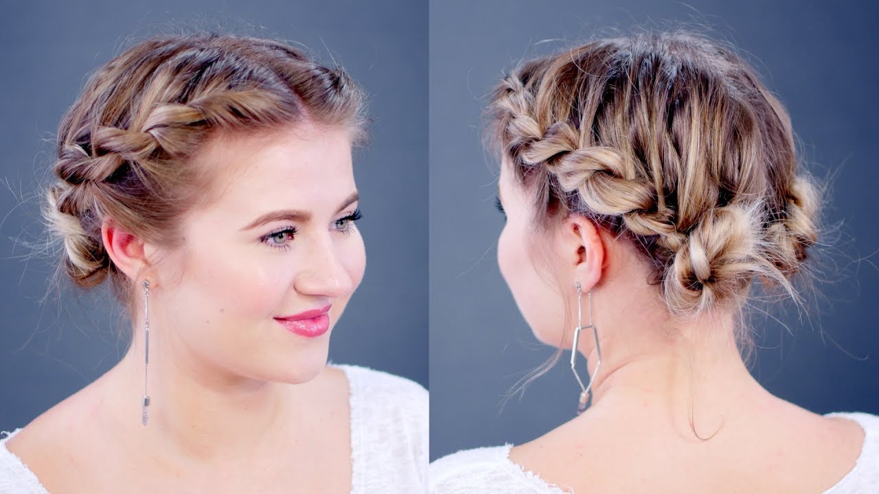 Hairstyle Of The Day: Double Twisted Buns Hairstyle | Milabu - YouTube